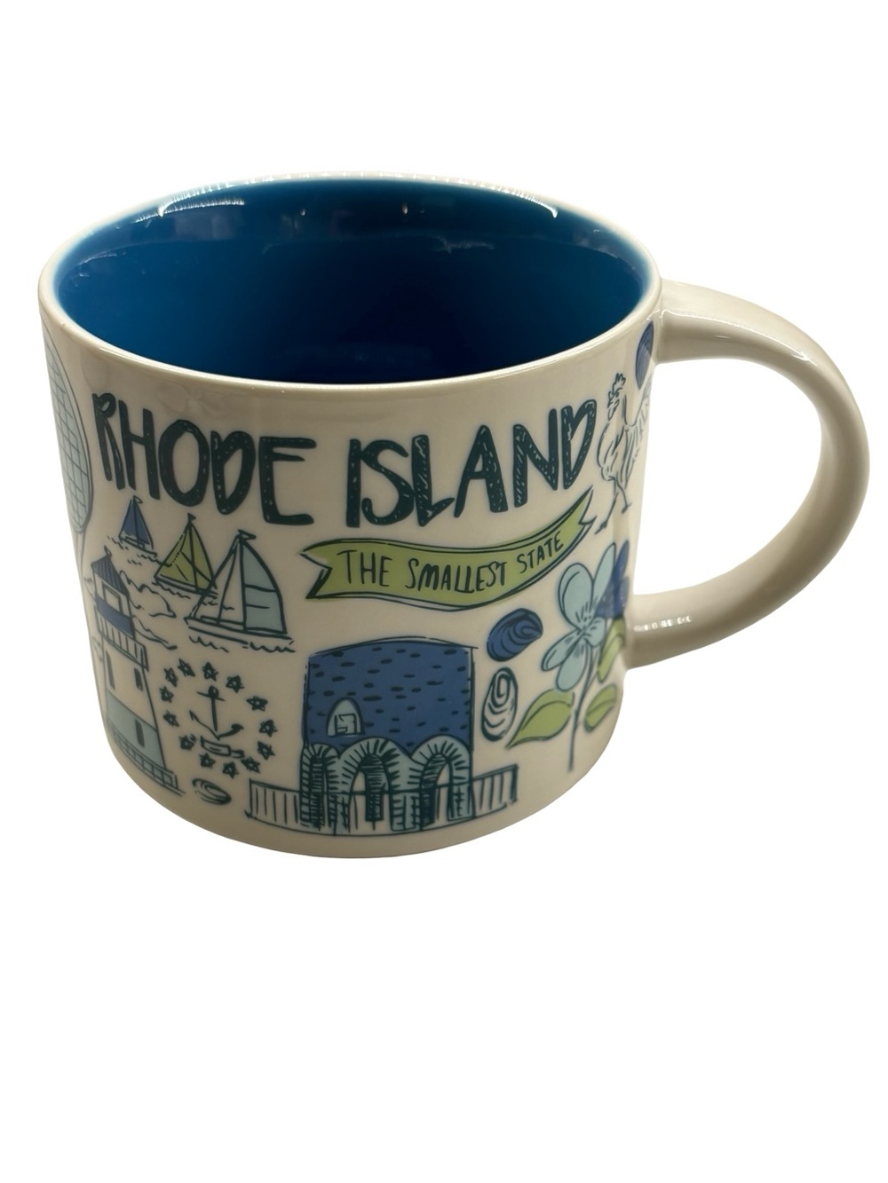 NEW Starbucks Been There Series Rhode Island Blue Smallest State 14 oz - Picture 4 of 8